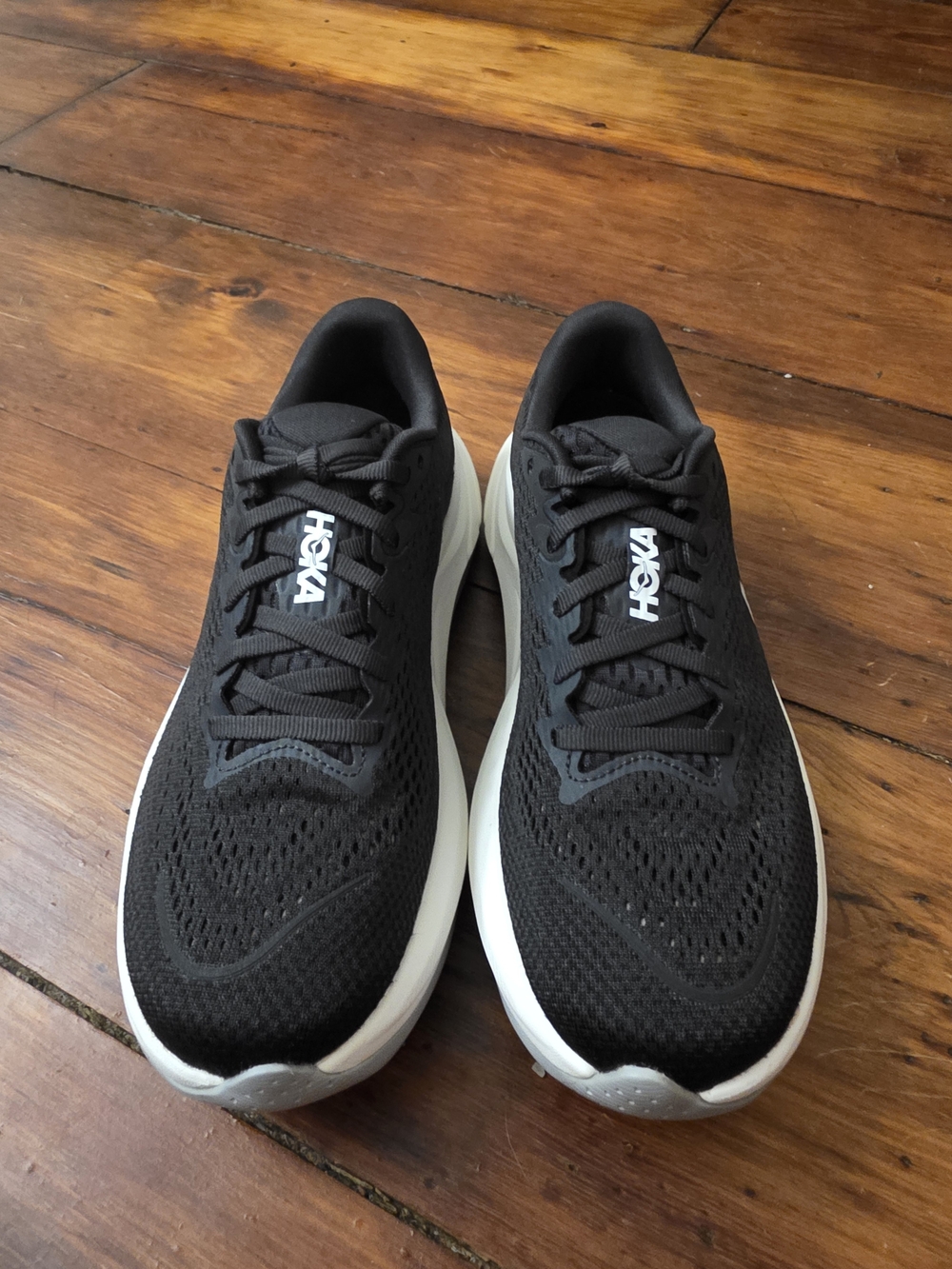 HOKA Rincon Black And White Women’s Size 6B Running Shoes Sneakers Brand New - Picture 4 of 6